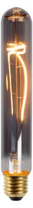 LUCIDE LED Tubular T30 Smoke 5W/2200K/E27/20cm/stmívatelná retro LED žárovka