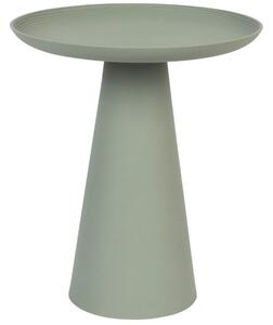 White Label Zelený kovový odkládací stolek WLL RINGAR 39,5 cm