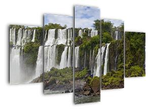 Panorama vodopádů - obrazy (150x105cm)