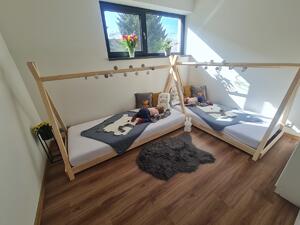 Dětská postel ADEKO Mila VI 190x80 cm přírodní