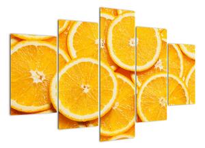Plátky pomerančů - obraz (150x105cm)