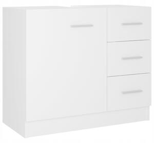 Skříňka pod umyvadlo TPS 63x30x54 cm, dřevěný materiál, bílá