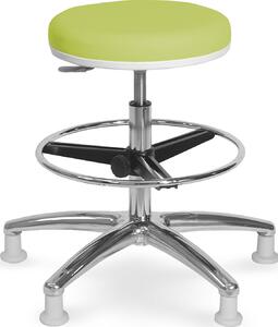 Mayer židle otočná MEDI 1205 G šedá stolička otočná s kruhem a kluzáky potah Lima: Lima 34 052