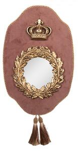 Růžové plastové zrcadlo – 21x3x32 cm
