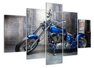 Obraz motorky, obraz na zeď (150x105cm)