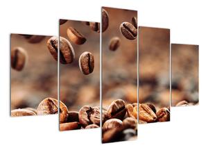Kávová zrna, obrazy (150x105cm)
