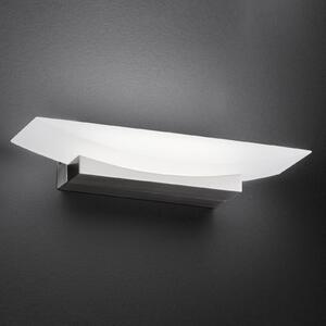 FISCHER & HONSEL LED nástěnné světlo Bowl TW, šířka 30 cm, nikl, stmívatelný, Hliník / šedá / zinek, Obývací pokoj / jídelna, kov, Moderní