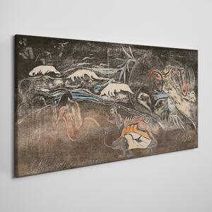 Obraz na plátně Obraz na plátně Moderní gauguin abstrakce