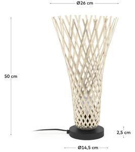 OnaDnes -20% Bambusová stolní lampa Kave Home Citalli