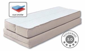 Středně tvrdá zdravotní matrace FERATA - sada k rozkládací posteli, 18cm, 90x200cm, 2x45x200cm (půlená), 120kg