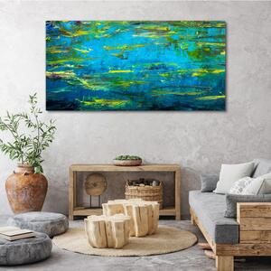 Obraz na plátně Obraz na plátně Abstrakce jezero rostliny
