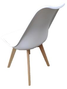 Bestent Jídelní židle bílá skandinávský styl Basic