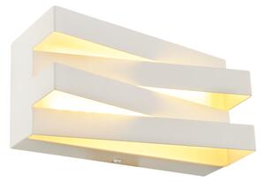 ACA Lighting LED nástěnné dekorativní svítidlo MILANO 12W/230V/3000K/960Lm/270°/IP20, bílé