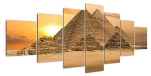 Obraz pyramid (210x100cm)
