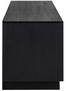 Černý dubový TV stolek Richmond Oakura 185 x 40 cm