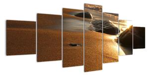 Obraz písečné pláže (210x100cm)