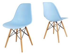 Bestent Jídelní židle modrá skandinávský styl Classic