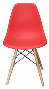 Bestent Židle červená skandinávský styl CLASSIC