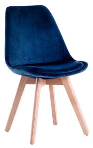 Bestent Jídelní židle 4ks skandinávský styl Blue Glamor