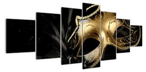 Karnevalová maska - moderní obraz (210x100cm)