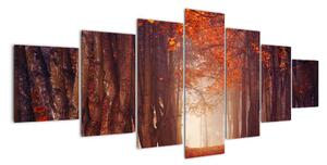 Podzimní les - obraz (210x100cm)