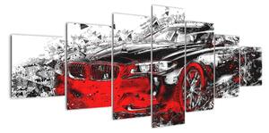 Obraz automobilu - moderní obraz (210x100cm)