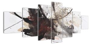 Abstrakce - obrazy do obýváku (210x100cm)