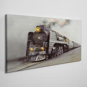 Vlaku kouřové mlhy Vlaku kouřové mlhy Obraz na plátně