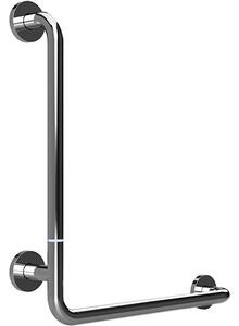 Bemeta Design HELP: Madlo, 680 mm, ve tvaru L, levé, skládané, s krytkou, nerez, lesk - 301154071
