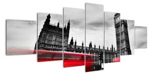Moderní obraz - centrum Londýna (210x100cm)