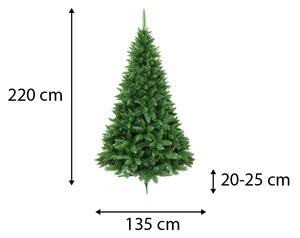 Foxigy Vánoční stromek Jedle 220cm horská