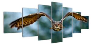 Obraz letící sovy (210x100cm)