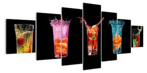 Obraz do kuchyně - letní drinky (210x100cm)