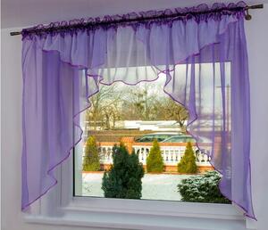 Fabryque curtain Hotová voálová záclona Paris 350x150cm různé barvy Barva: fialová