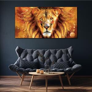 Obraz na plátně Obraz na plátně Abstraktní zvířecí kočka lva