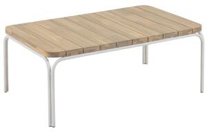 Přírodní akátový zahradní konferenční stolek Kave Home Cailin 100x60 cm