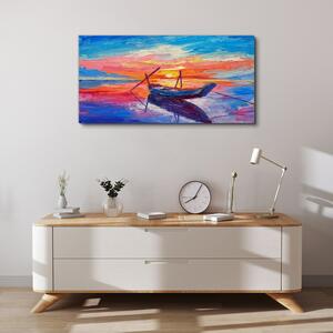 Obraz na plátně Obraz na plátně člun slunce