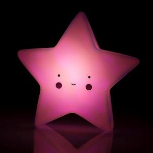 Bestent LED Dětská noční lampa Růžová Hvězdička