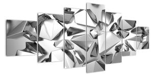 Abstraktní obrazy - krystaly (210x100cm)