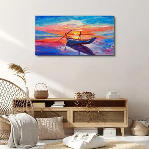 Obraz na plátně Obraz na plátně člun slunce