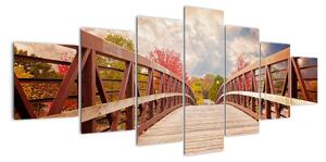 Cesta přes most - obraz (210x100cm)