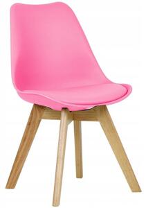 Bestent Židle růžová skandinávský styl BASIC