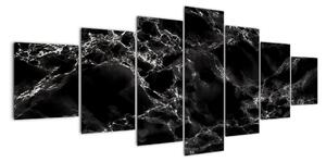 Černobílý mramor - obraz (210x100cm)