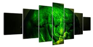 Zelená moderní abstrakce (210x100cm)
