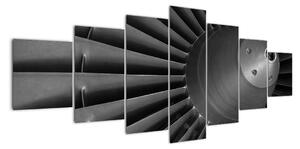 Detail turbíny - obraz (210x100cm)
