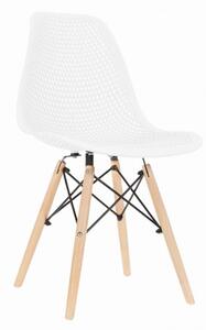 Bestent Jídelní židle skandinávský styl White Grid