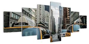Obraz New-York - žluté taxi (210x100cm)