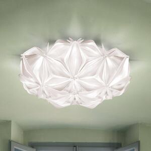 Slamp La Vie M stropní světlo, šířka 47 cm, bílá, stmívatelný, Bílá / opál, Obývací pokoj / jídelna, Plast, Design