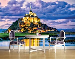 Fototapeta Mont Saint - Michel vlies 104 x 70,5 cm