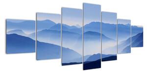Modré hory - obrazy na stěnu (210x100cm)